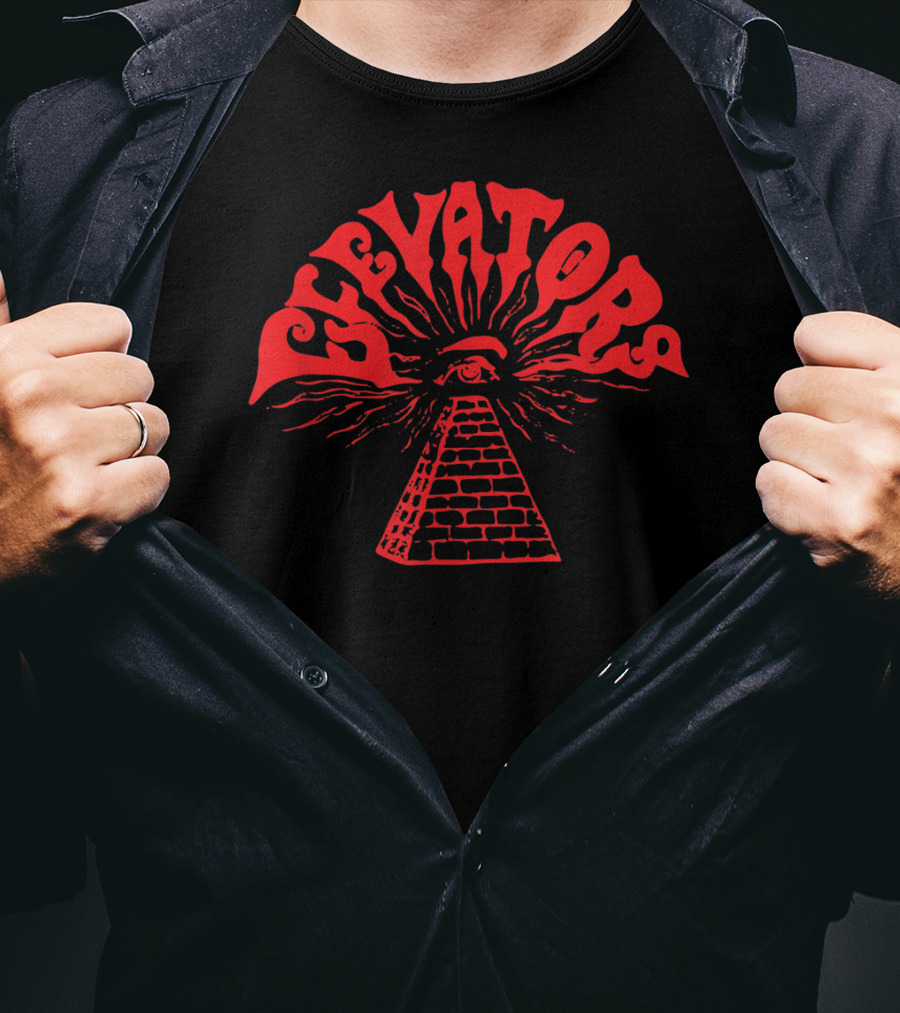 Elevators Pyramid All Seeing Eye Psychedelic T-Shirt