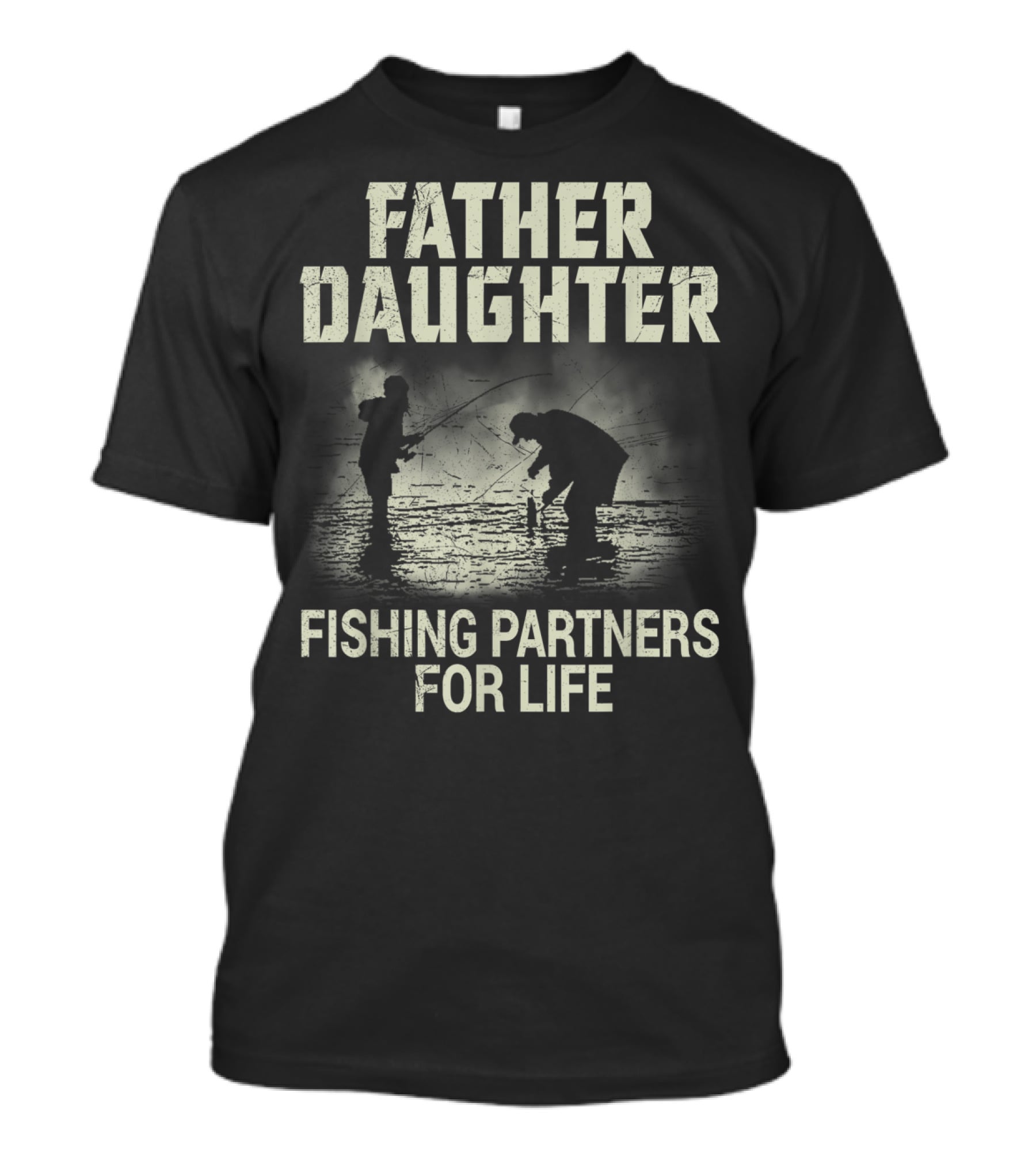 Father Daughter Fishing Partners For Life T-Shirt