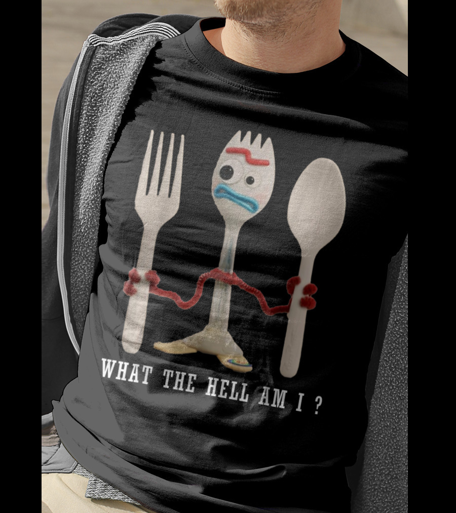Forky What The Hell Am I Toy Story Character T-Shirt