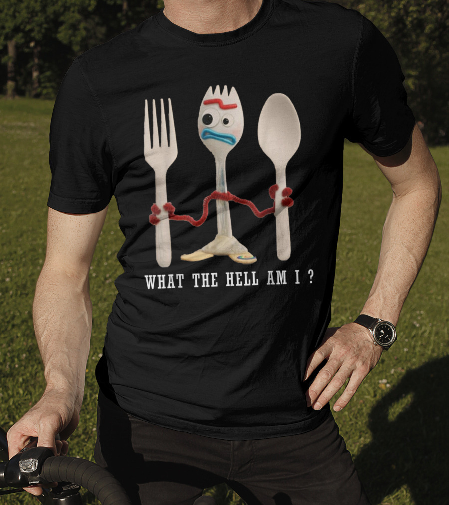 Forky What The Hell Am I Toy Story Character T-Shirt