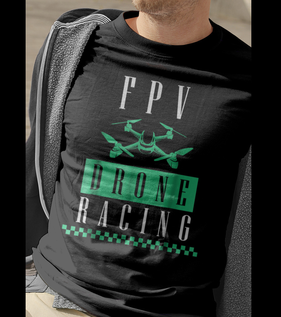 FPV Drone Racing Exotic Extreme Cool Sports Series T-Shirt