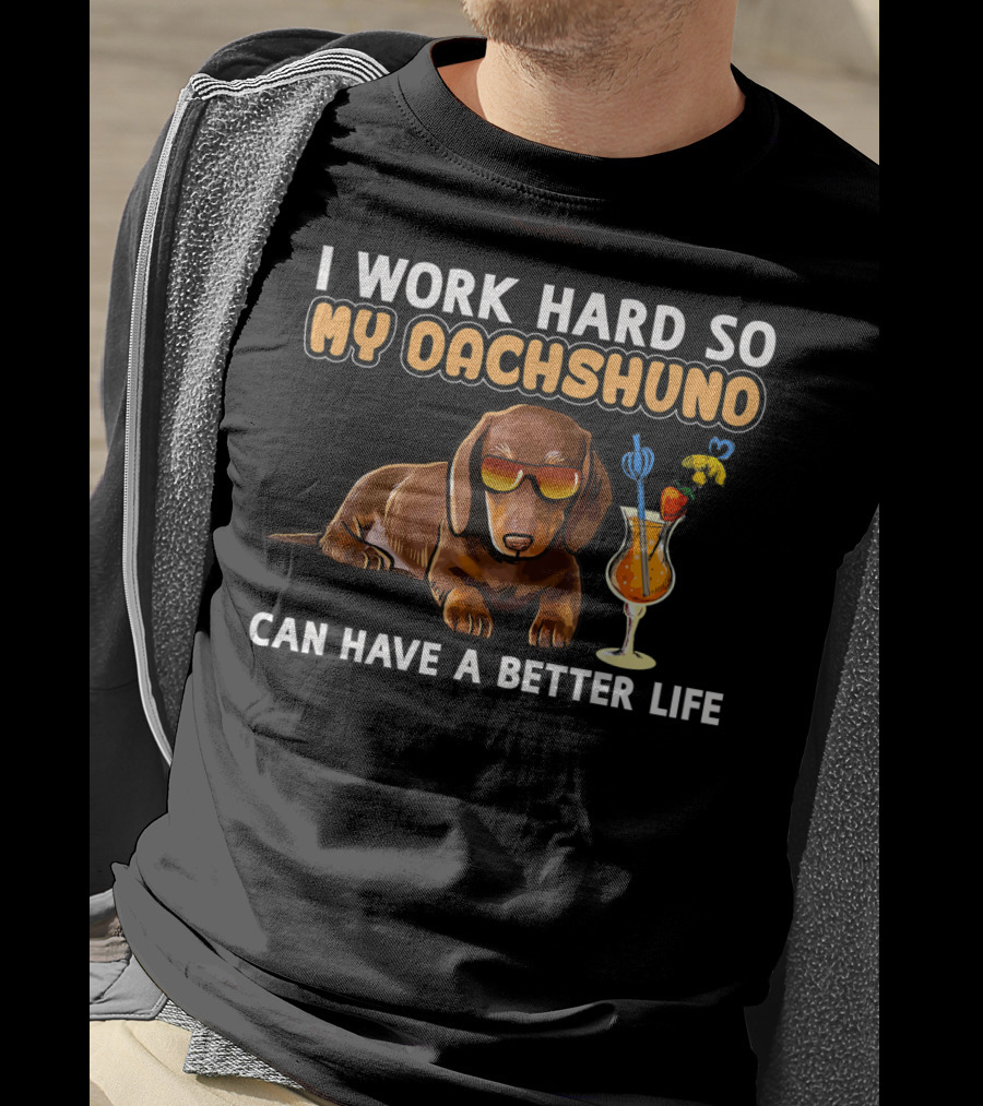 I Work Hard So My Dachshund Can Have A Better Life T-Shirt