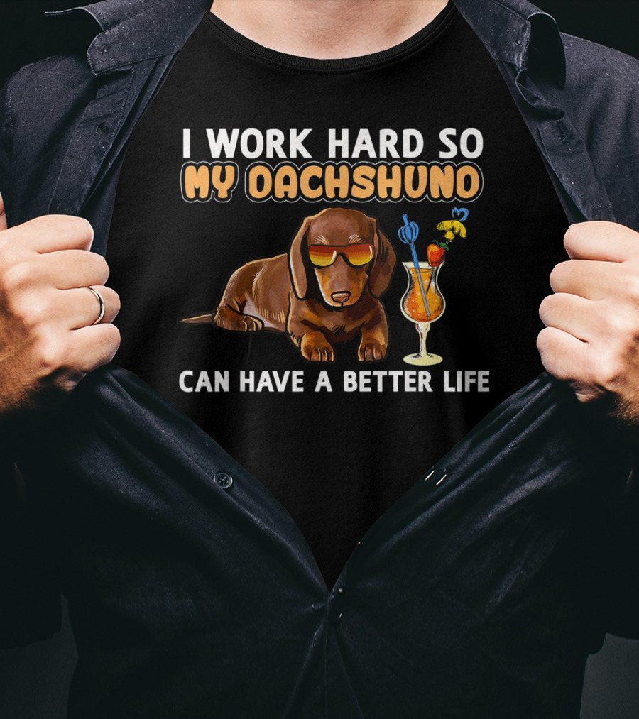 I Work Hard So My Dachshund Can Have A Better Life T-Shirt
