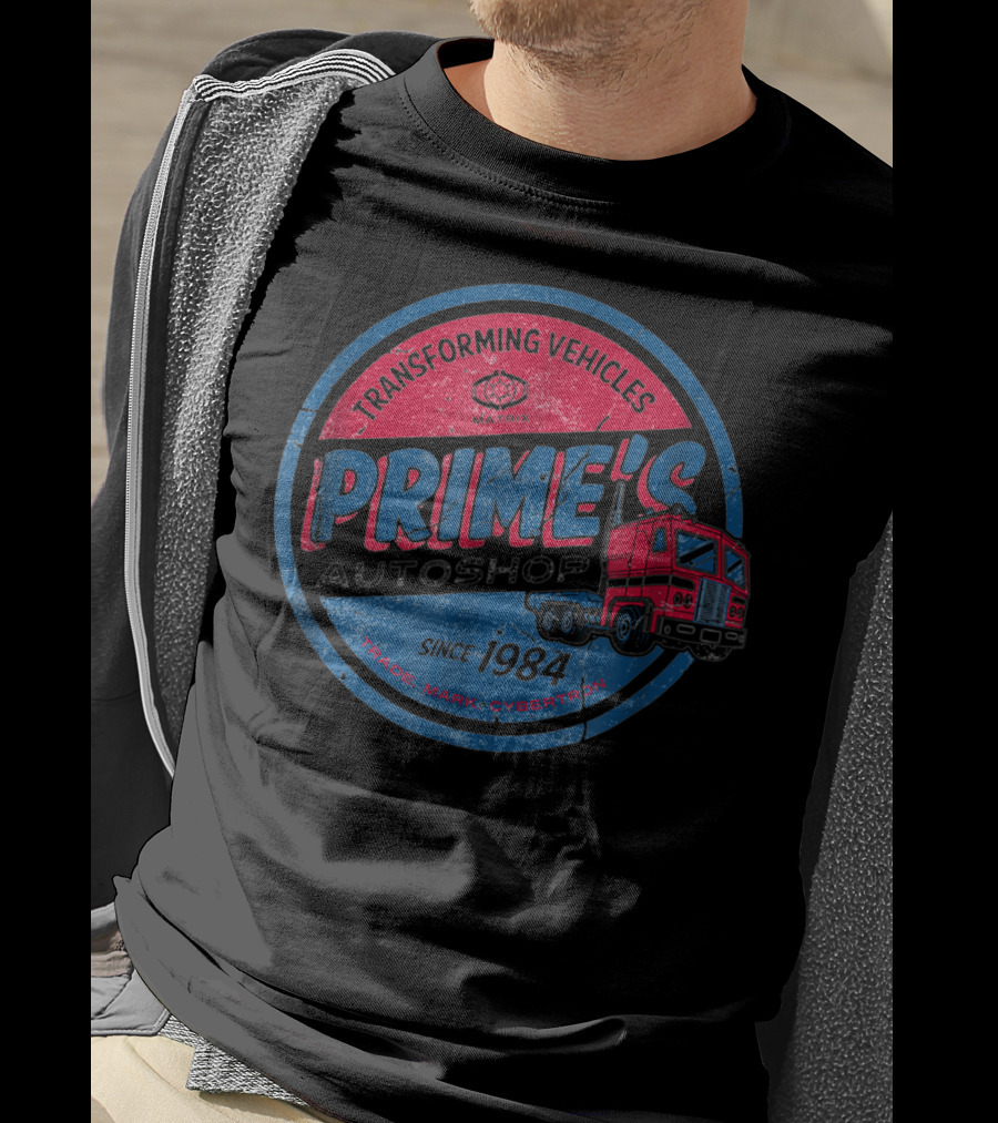 Transforming Vehicles Prime's Autoshop Since 1984 T-Shirt