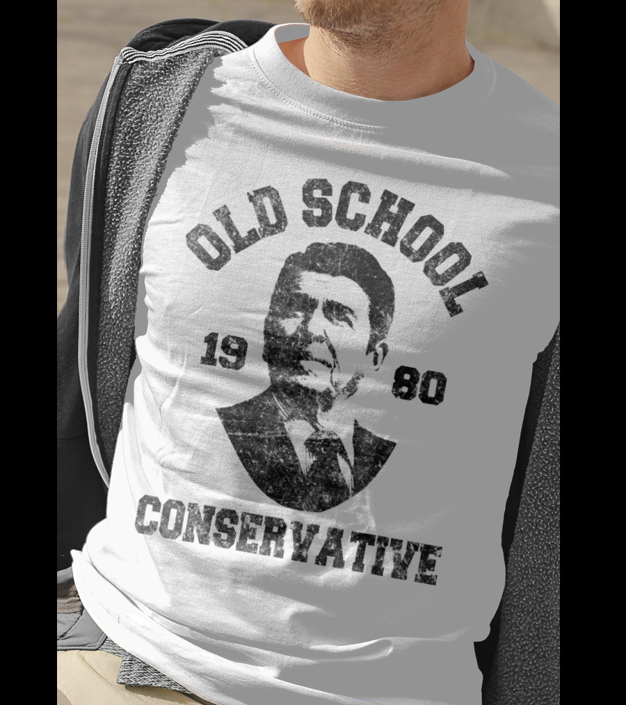 Old School Conservative 1980 Ronald T-Shirt