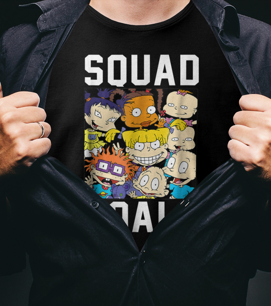 Rugrats Squad Goals Nickelodeon Characters Gathering T-Shirt
