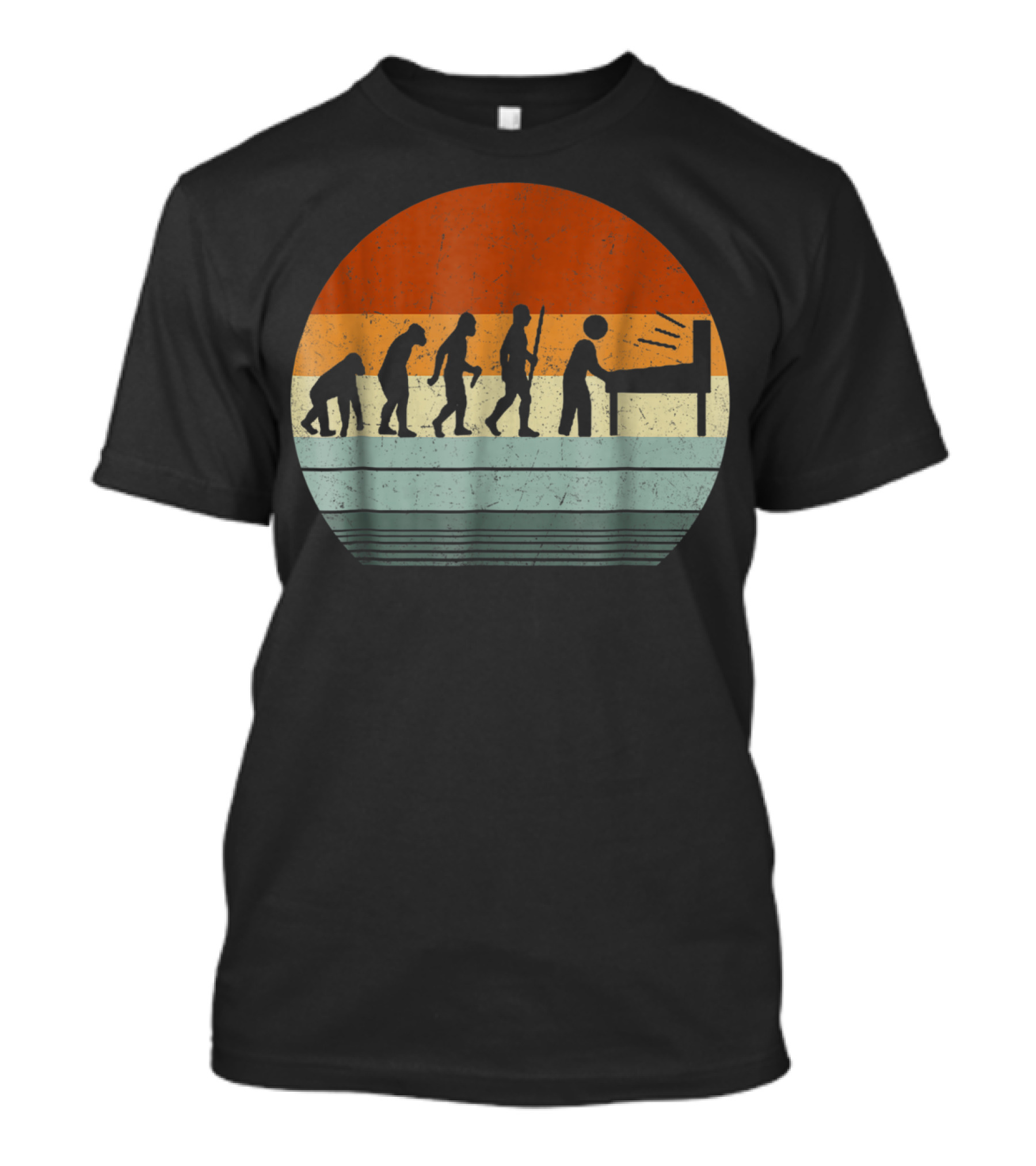 Vintage Pinball Evolution Player T-Shirt