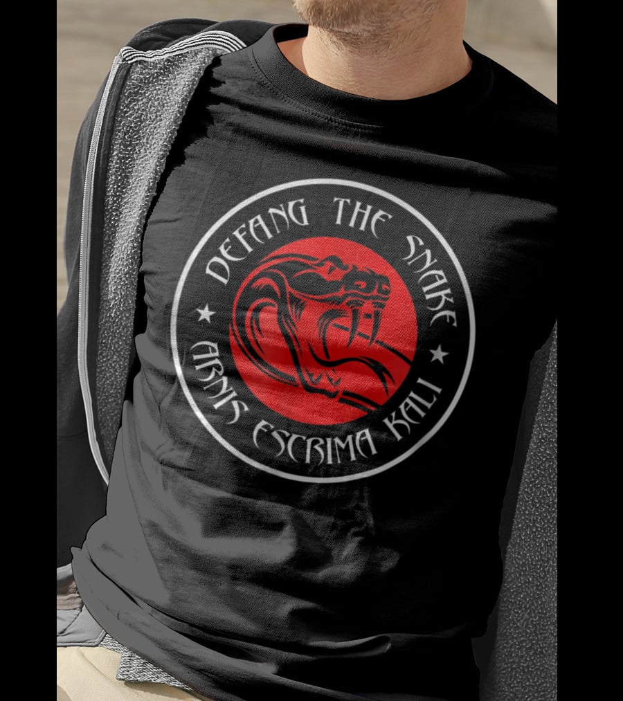 Defang The Snake Arnis Escrima Kali Filipino Martial Arts T-Shirt
