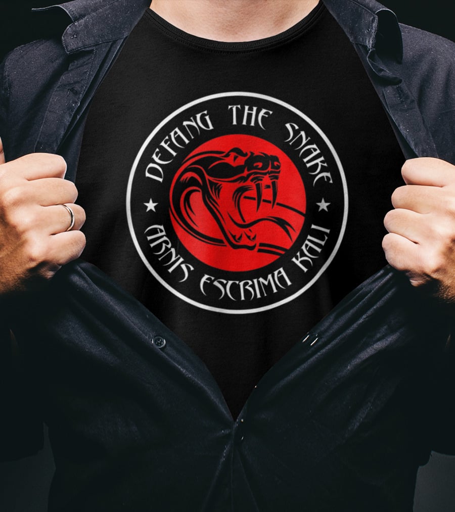 Defang The Snake Arnis Escrima Kali Filipino Martial Arts T-Shirt