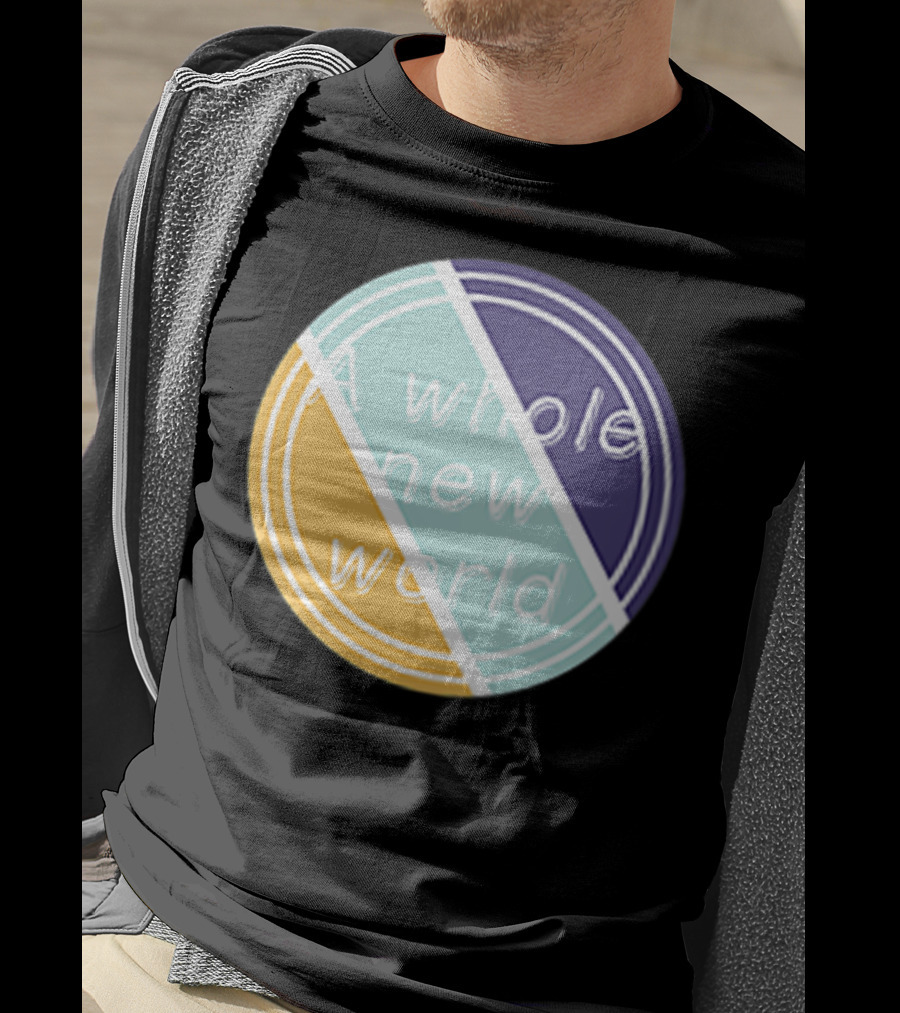 A Whole New World Circular Pastel T-Shirt