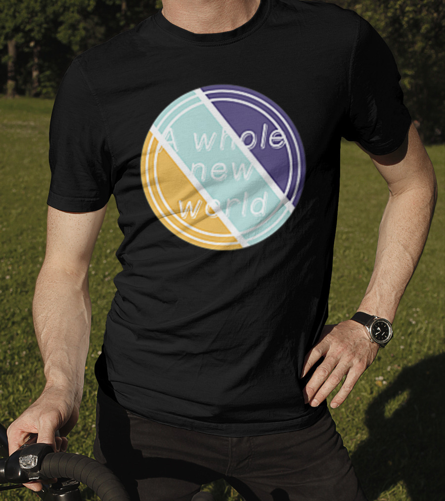 A Whole New World Circular Pastel T-Shirt