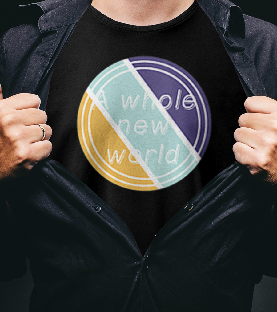 A Whole New World Circular Pastel T-Shirt