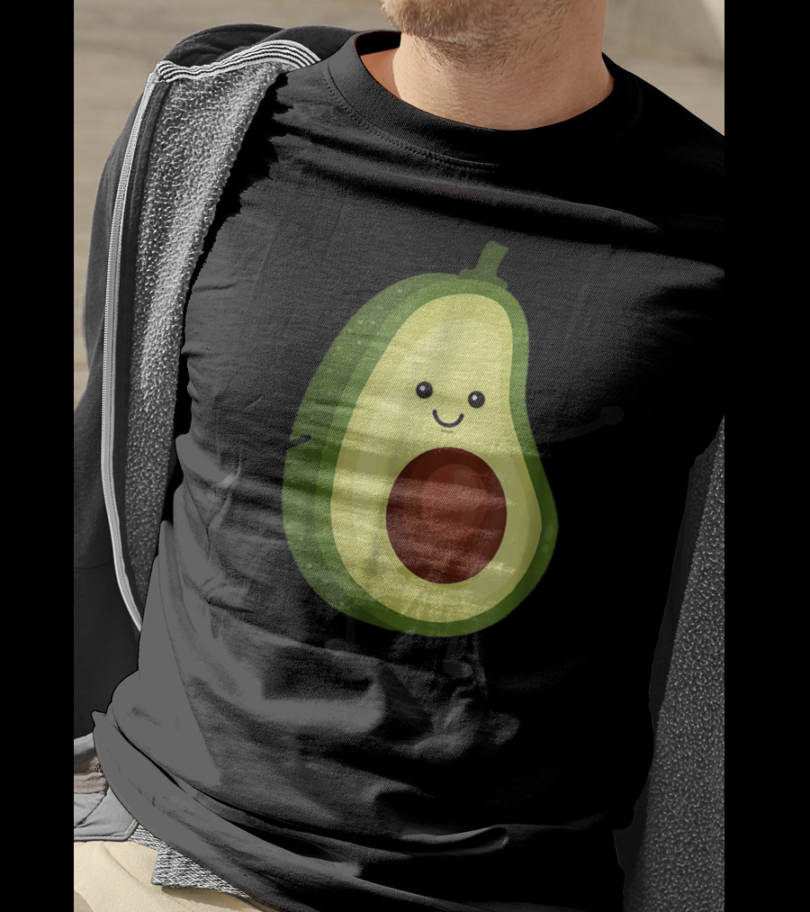 Smiling Avocado Best For Vegans Diet T-Shirt