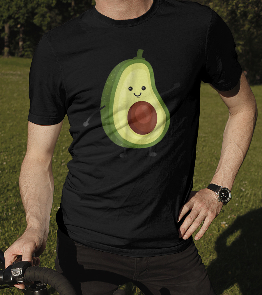 Smiling Avocado Best For Vegans Diet T-Shirt