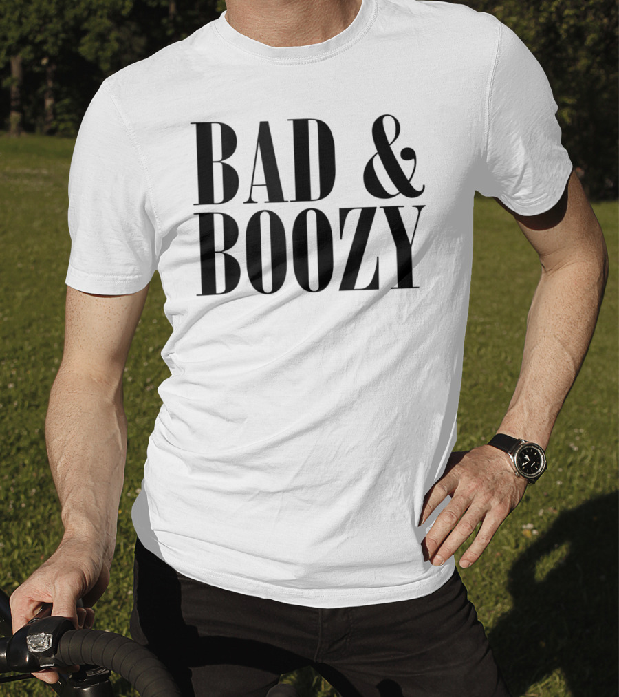 Bad Boozy Bachelorette Party Funny Summer Beer T-Shirt