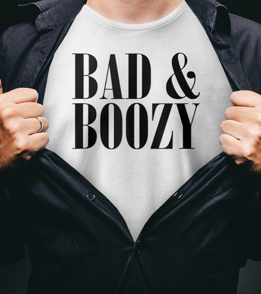 Bad Boozy Bachelorette Party Funny Summer Beer T-Shirt