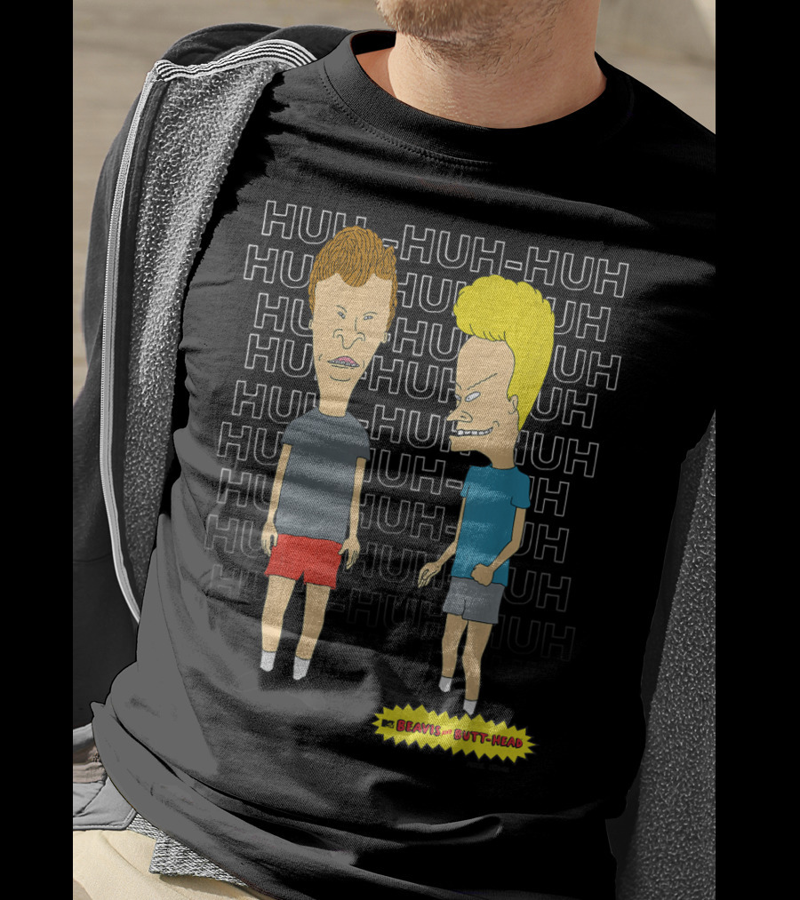 Beavis And Butt-Head Huh-Huh-Huh Laughing T-Shirt