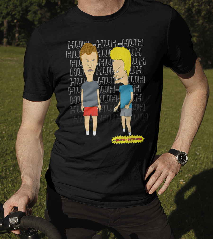 Beavis And Butt-Head Huh-Huh-Huh Laughing T-Shirt