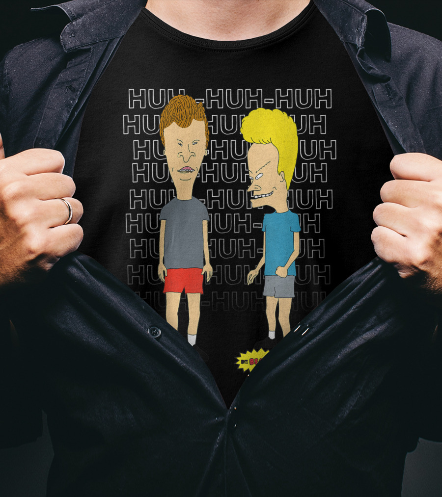 Beavis And Butt-Head Huh-Huh-Huh Laughing T-Shirt