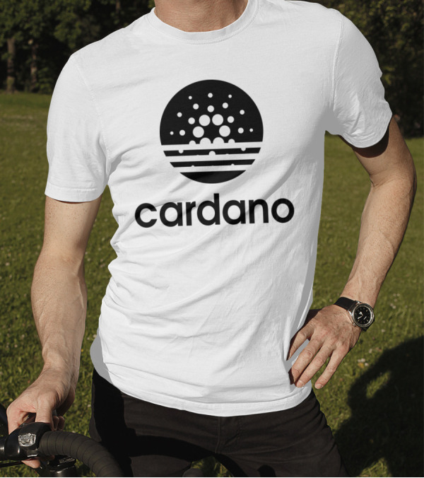 Cardano ADA Cryptocurrency Blockchain Symbol Black T-Shirt