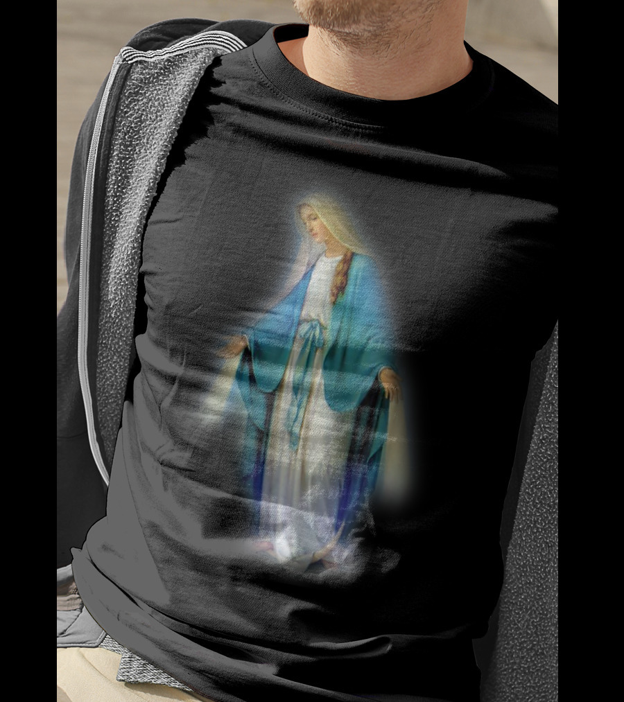 Catholic Blessed Mother Mary Iconic T-Shirt