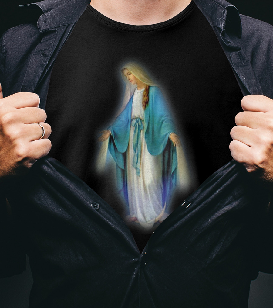 Catholic Blessed Mother Mary Iconic T-Shirt
