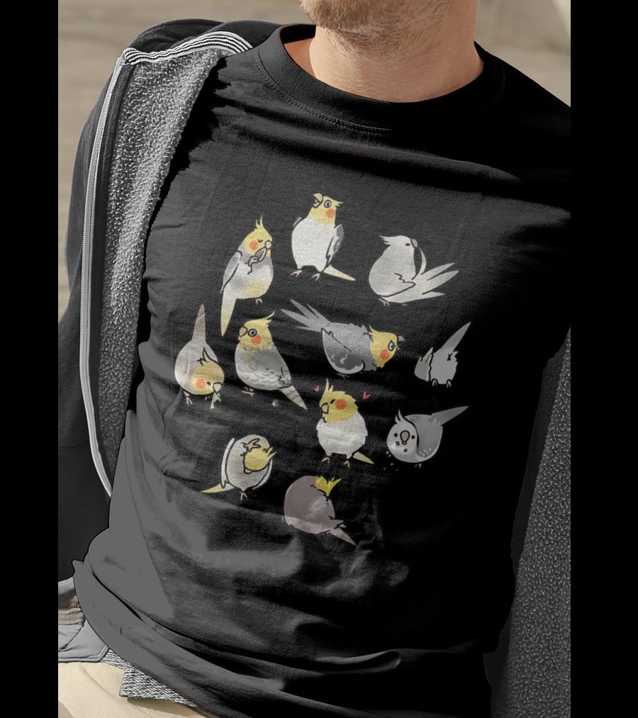 Birb's Daily To-Do List: Eat, I'll Make A Racket, Preen, Assert Dominance, Destroy Stuff, Nap, Chill Out, Scream, Poop T-Shirt