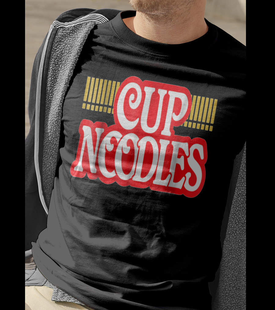 Cup Noodles Instant Ramen Iconic Red White T-Shirt