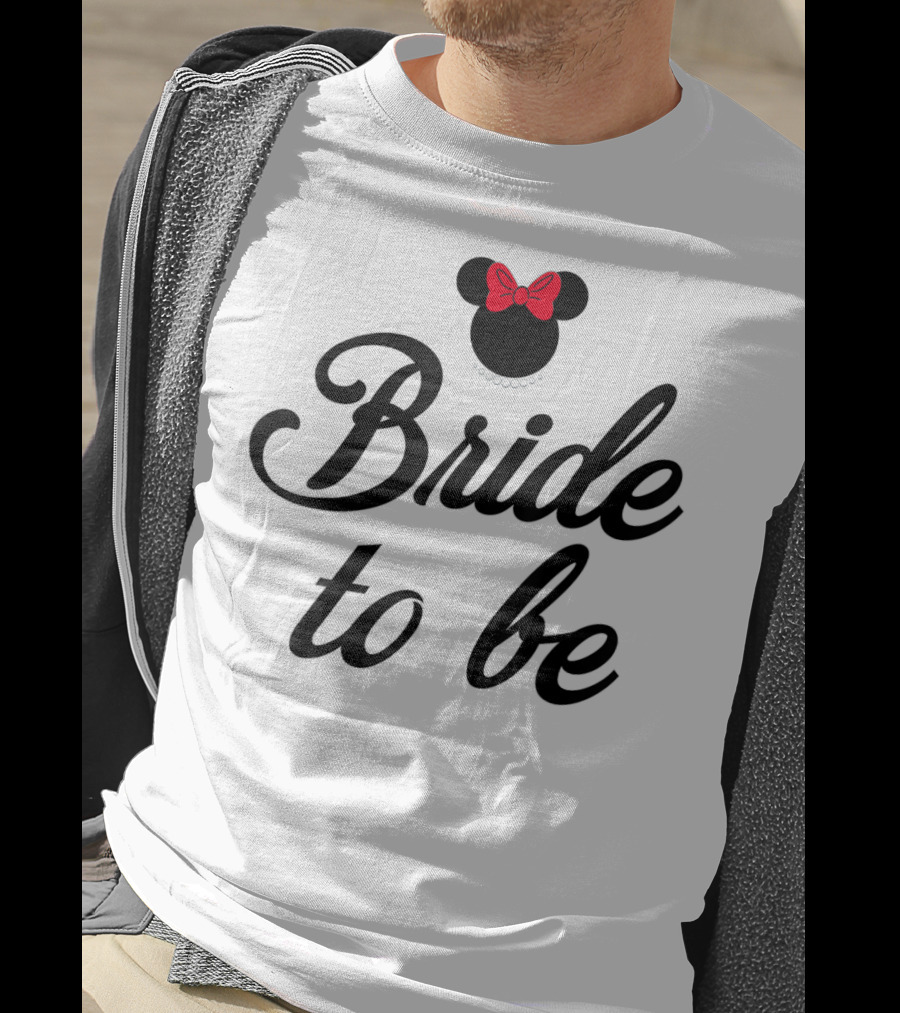 Disney Minnie Bride To Be Bridal T-Shirt