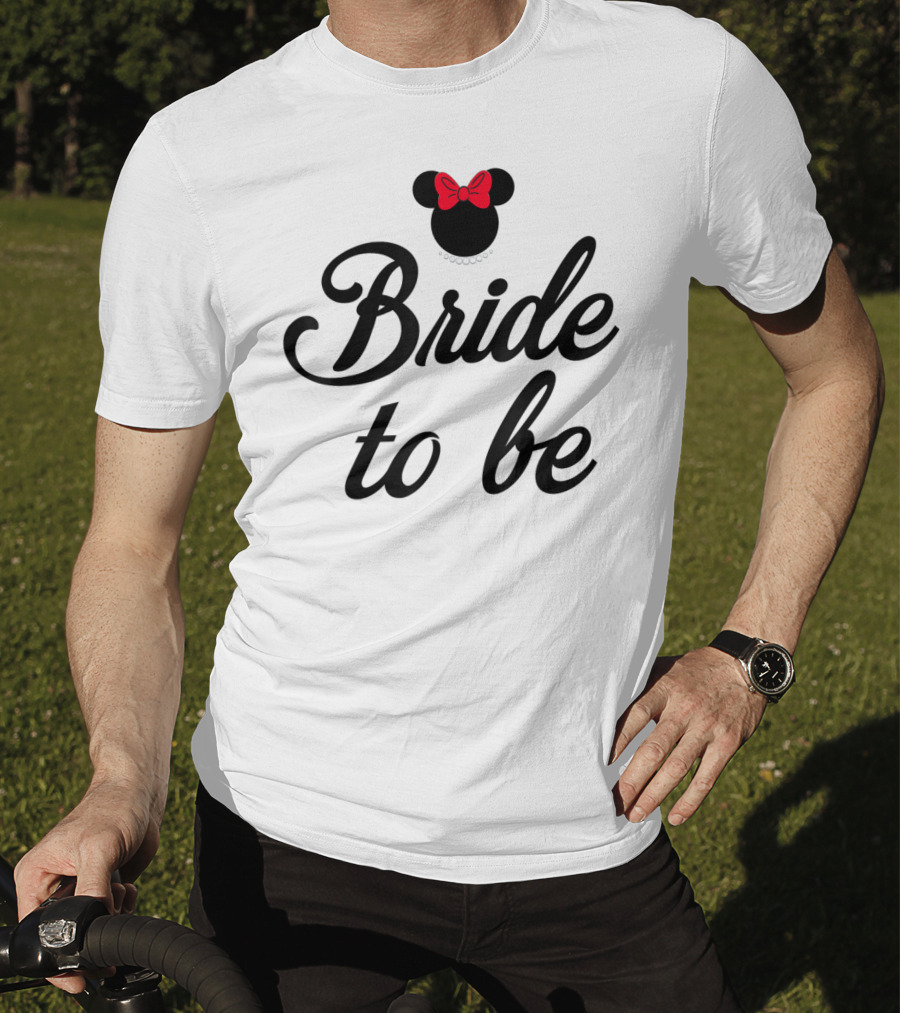 Disney Minnie Bride To Be Bridal T-Shirt