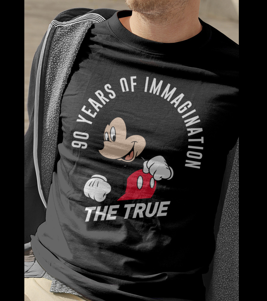 90 Years Of Imagination Mickey Mouse The True Original T-Shirt