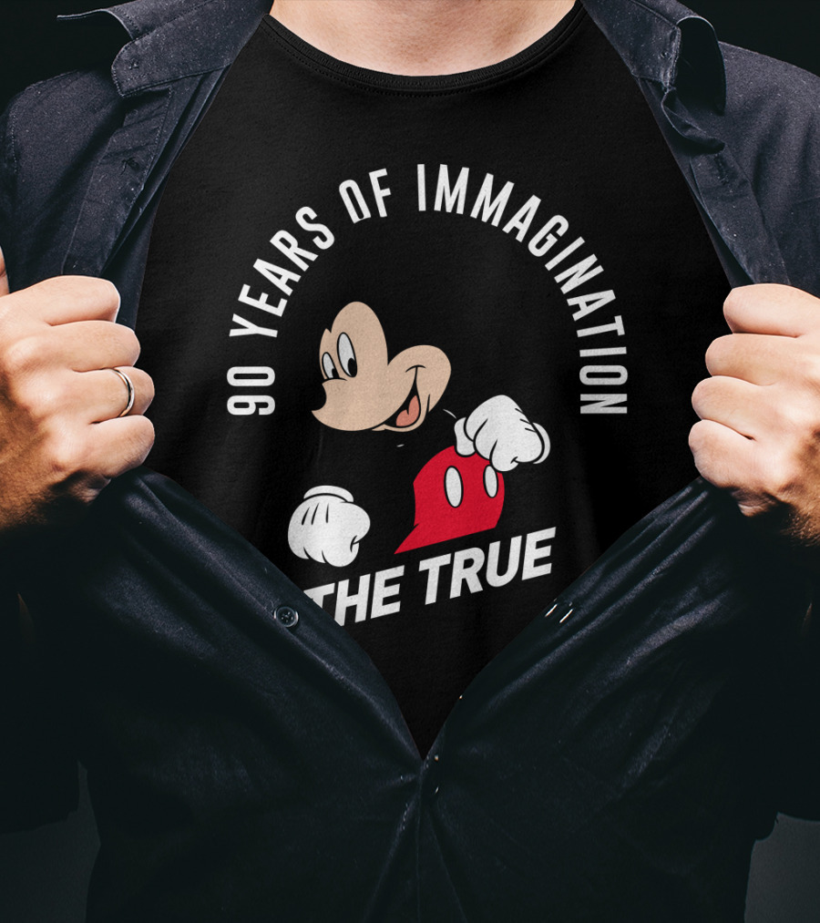 90 Years Of Imagination Mickey Mouse The True Original T-Shirt