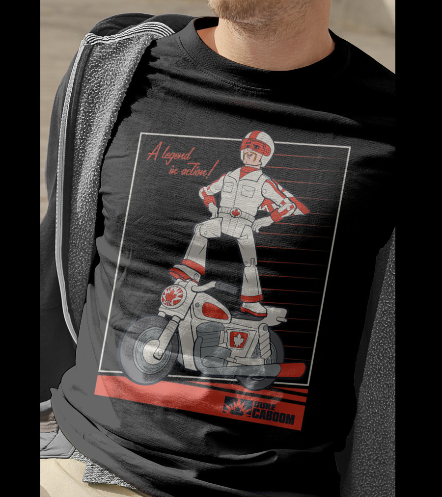 Disney Pixar Toy Story 4 Duke Caboom A Legend In Action T-Shirt