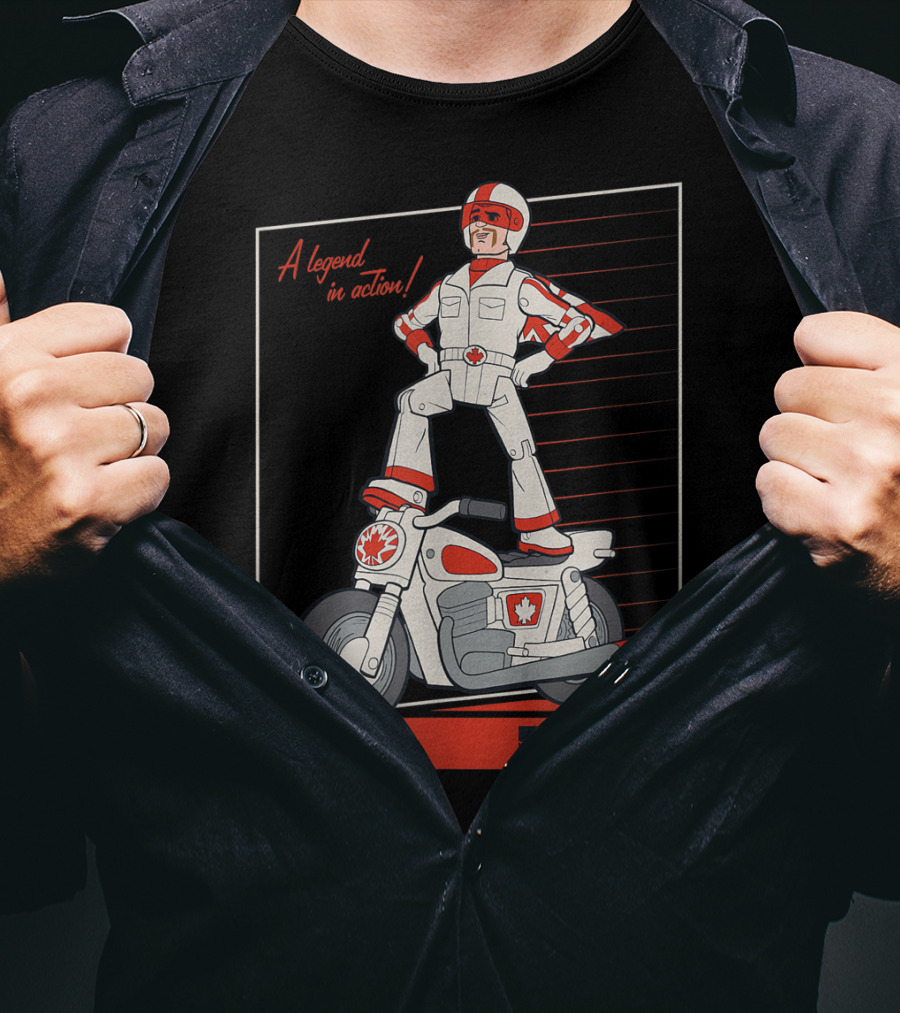 Disney Pixar Toy Story 4 Duke Caboom A Legend In Action T-Shirt