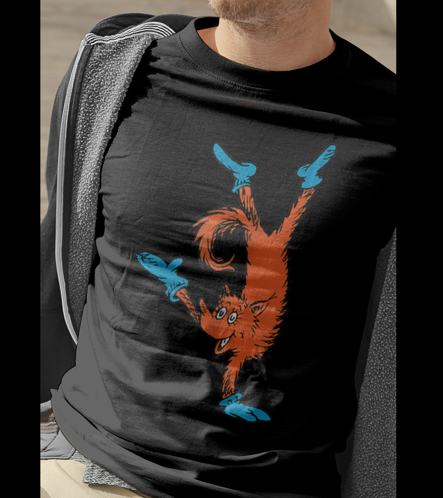 Dr Seuss Fox In Socks Performing Handstand T-Shirt