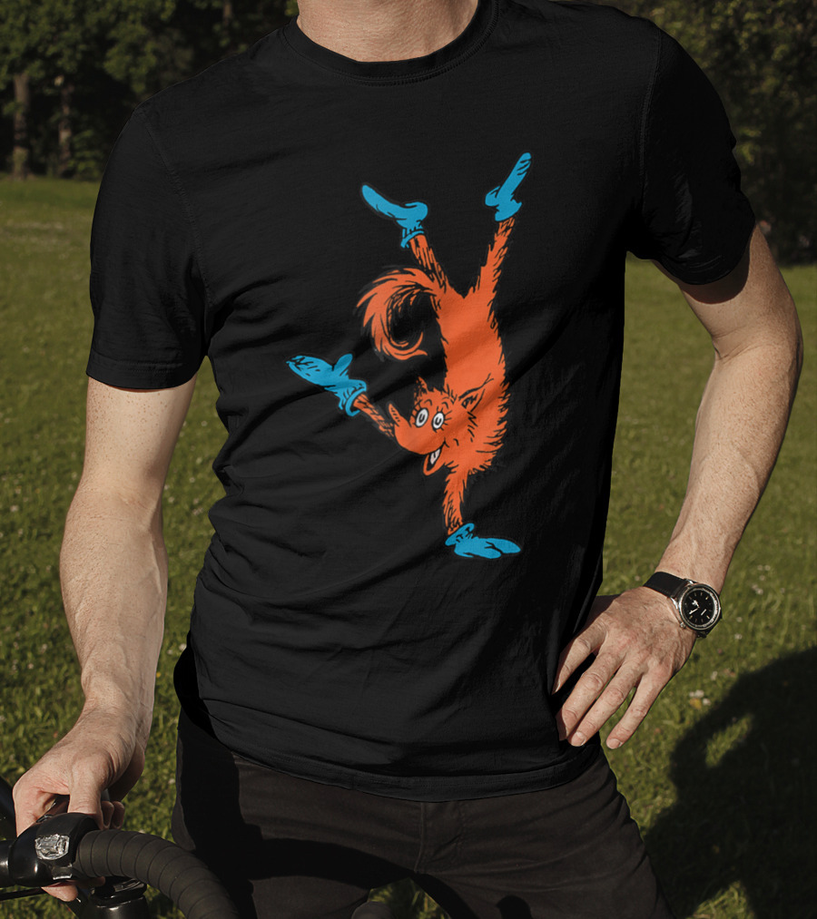 Dr Seuss Fox In Socks Performing Handstand T-Shirt