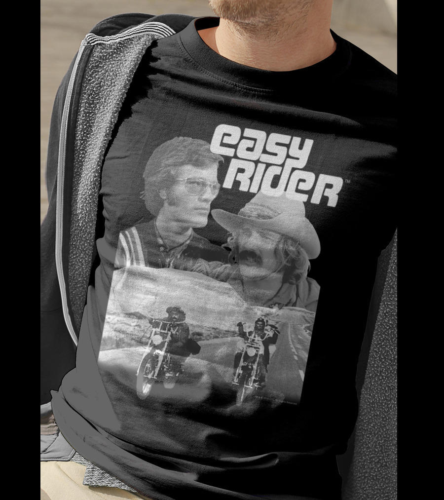 Easy Rider Fonda Hopper Motorcycles Road Adventure T-Shirt