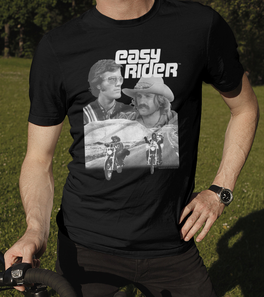 Easy Rider Fonda Hopper Motorcycles Road Adventure T-Shirt