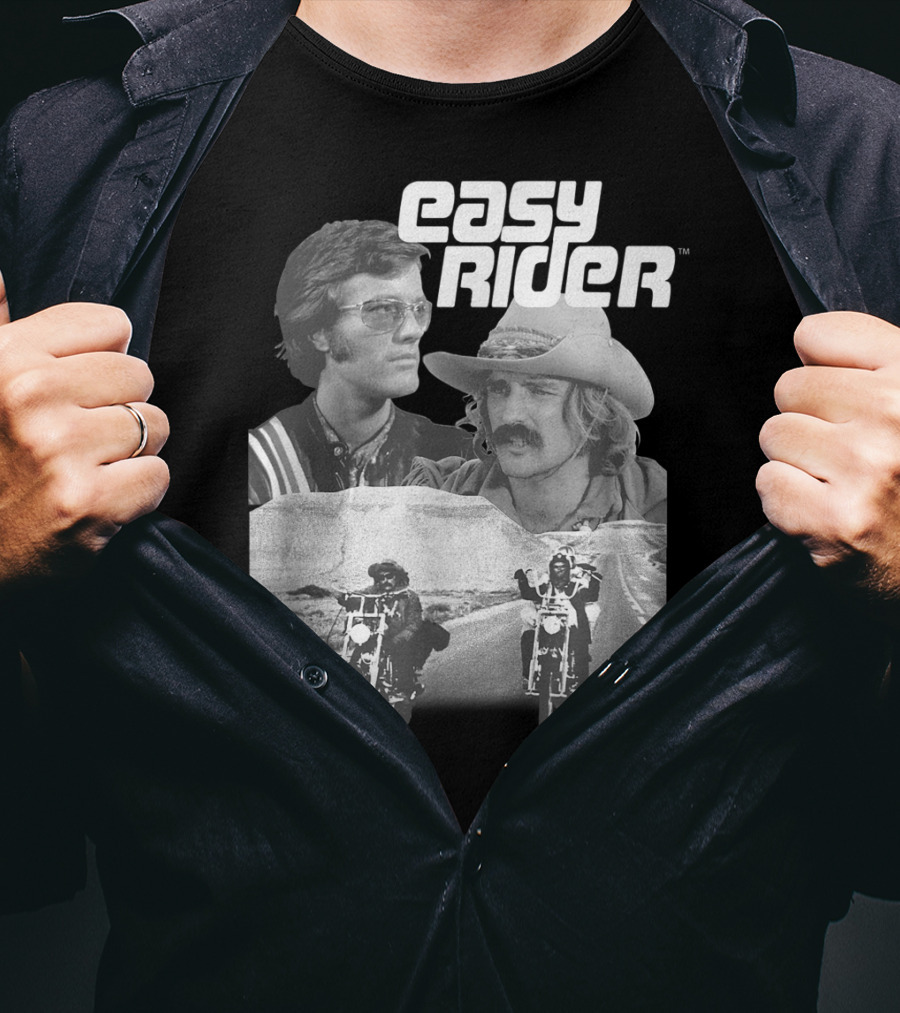 Easy Rider Fonda Hopper Motorcycles Road Adventure T-Shirt