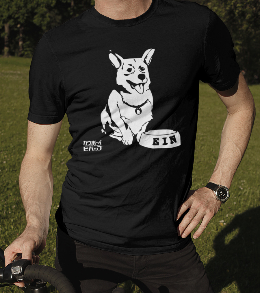 Ein Cowboy Bebop Corgi Anime Character Fan Favorite T-Shirt