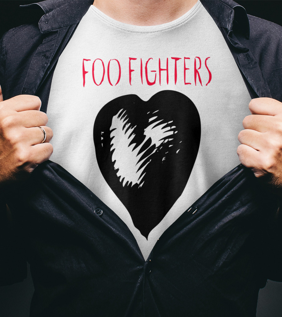 Foo Fighters One By One Black Heart T-Shirt