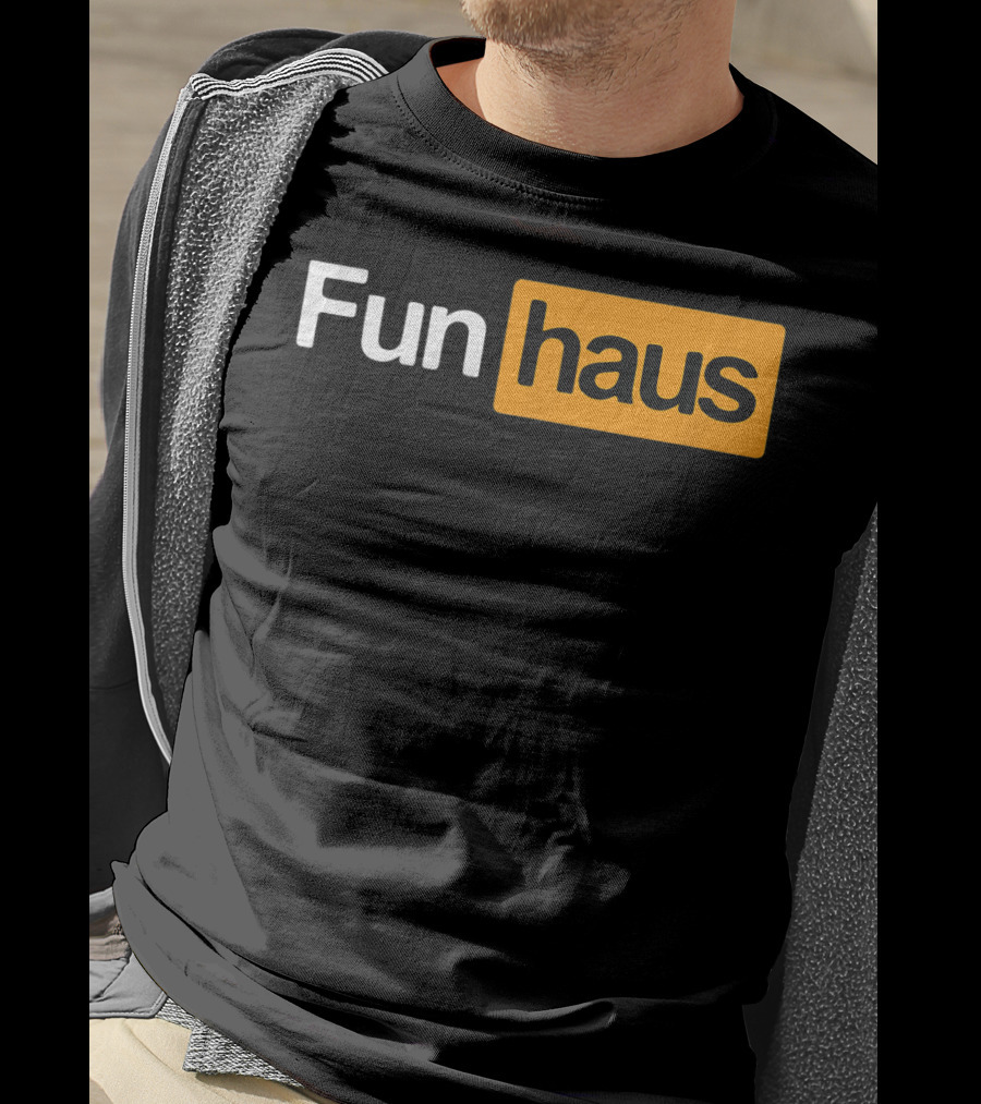 Funhaus Black And Orange T-Shirt