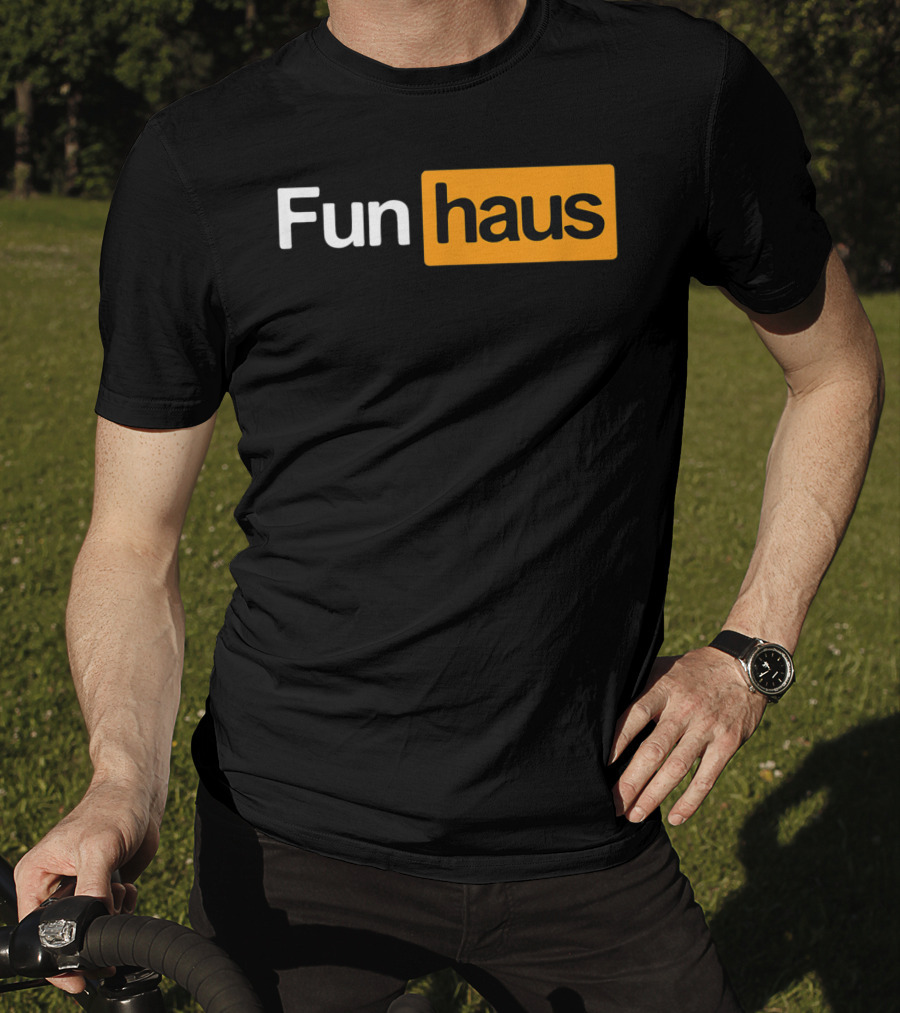Funhaus Black And Orange T-Shirt
