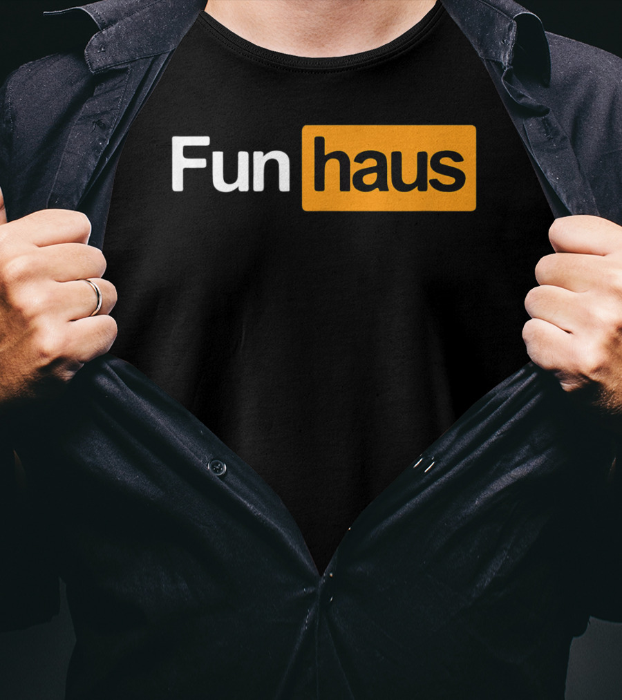 Funhaus Black And Orange T-Shirt