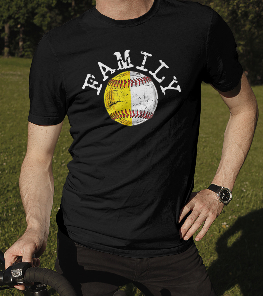 Family Funny Baseball Softball T-Shirt