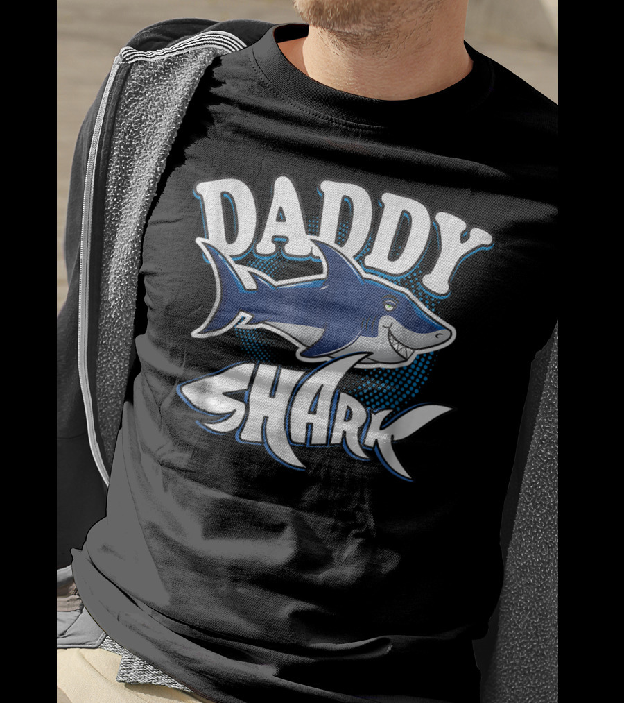 Daddy Shark Funny Daddy Shark T-Shirt