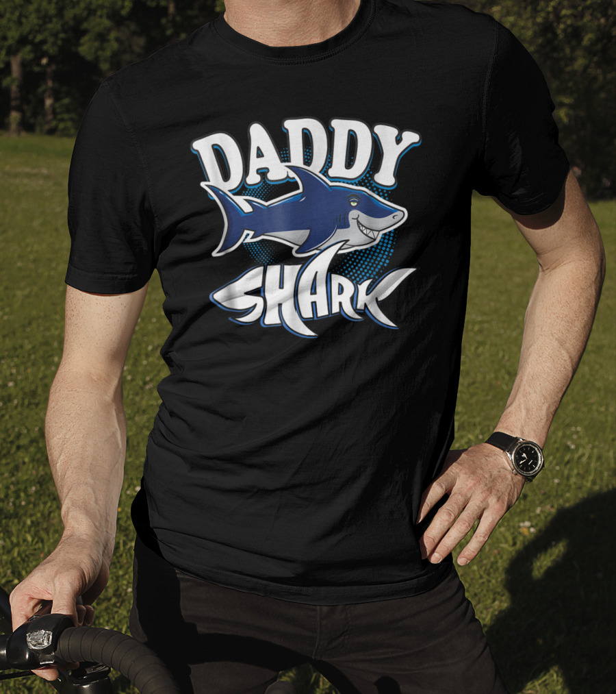 Daddy Shark Funny Daddy Shark T-Shirt