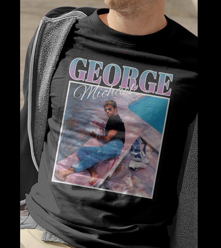 GEORGE Michael Poolside Style T-Shirt