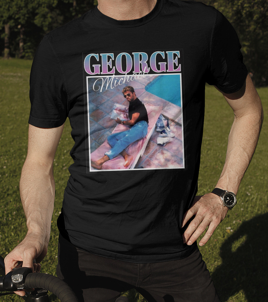 GEORGE Michael Poolside Style T-Shirt