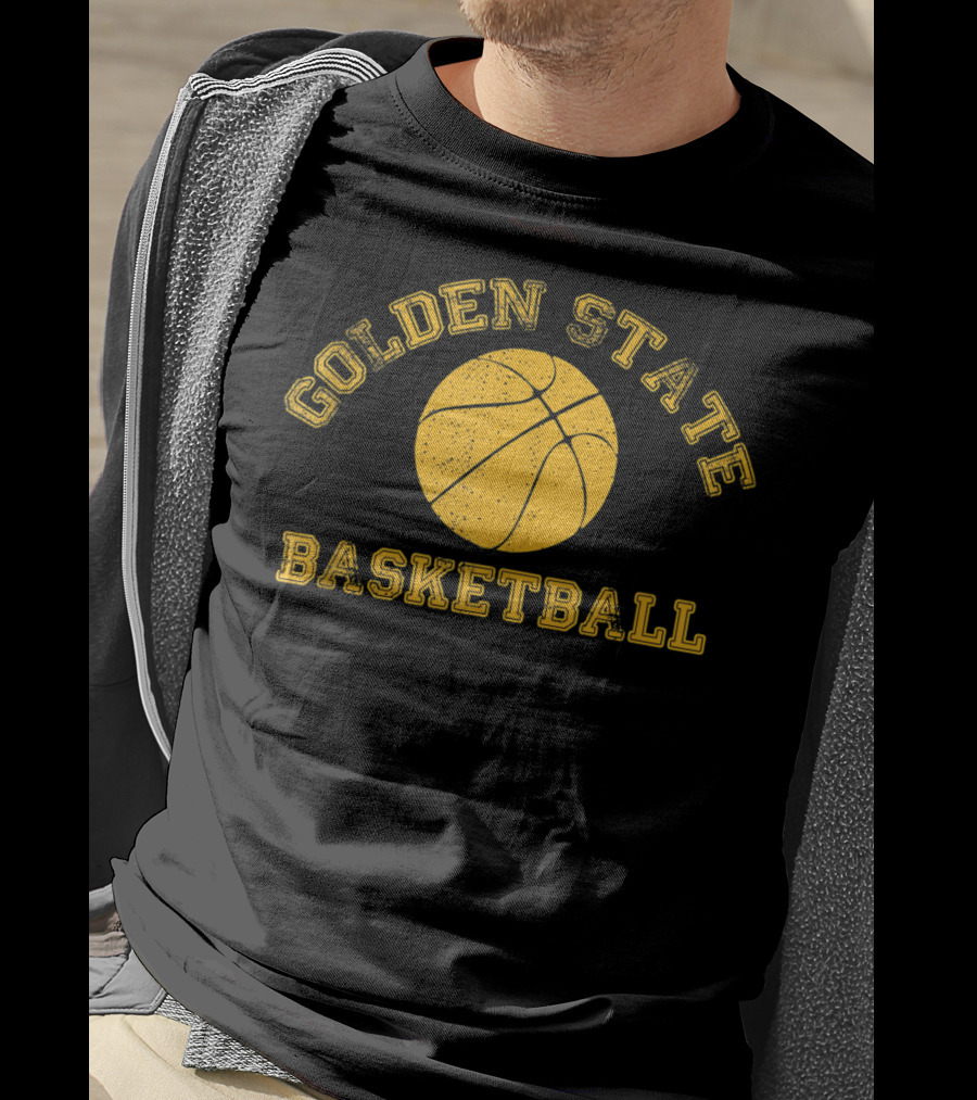 Golden State Basketball Distressed Pro Team Hoops T-Shirt